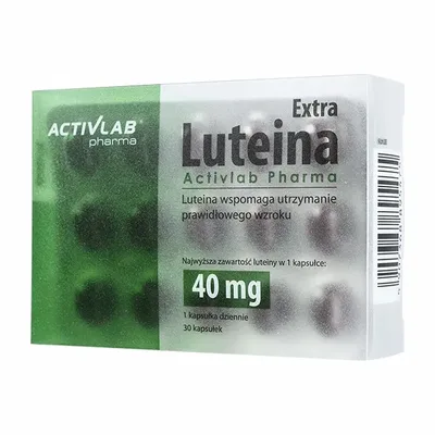 Activlab Luteina Extra 40mg Zdrowy Wzrok 30 Kapsułek