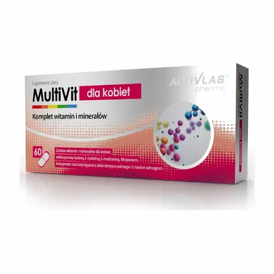 Activlab MultiVit Komplet Witamin Dla Kobiet