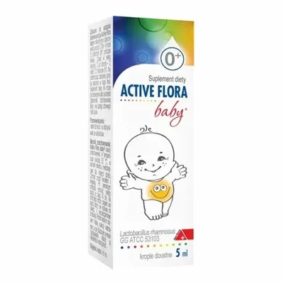 Active Flora Baby+ Probiotyk Dla Dzieci 0+ Krople 5ml