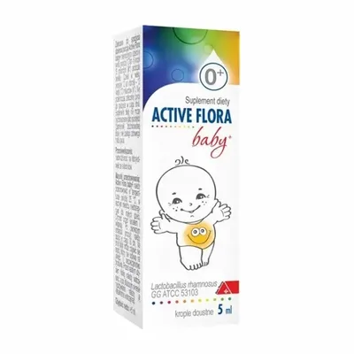 Active Flora Baby+ Probiotyk Dla Dzieci 0+ Krople 5ml