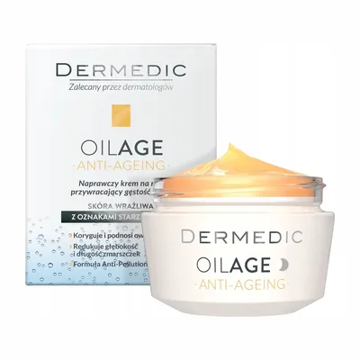 Dermedic Oilage Naprawczy Krem Na Noc Przeciwstarzeniowy 50ml