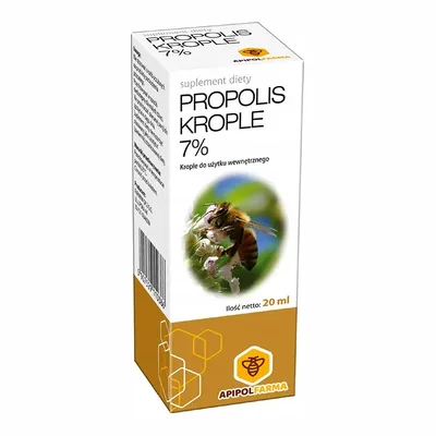 Propolis Krople 7% Krople Doustne 20ml