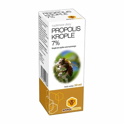 Propolis Krople 7% Krople Doustne 20ml