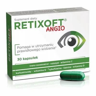 Retixoft Angio Prawidłowe Widzenie 30 Kapsułek