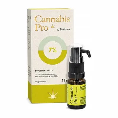 Cannabis Pro By Boiron 7% Olej Z Konopi 11ml