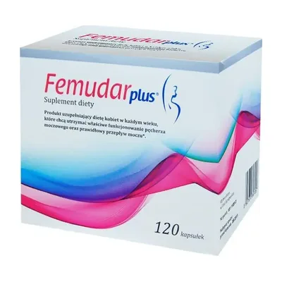 Femudar Plus Właściwe Funkcjonowanie Dróg Moczowych I Pęcherza 120 Kapsułek