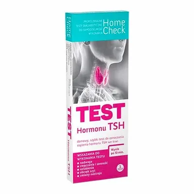 Test Hormonu TSH We Krwi Kondycja Tarczycy Home Check 1 Sztuka