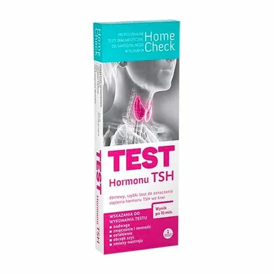 Test Hormonu TSH We Krwi Kondycja Tarczycy Home Check 1 Sztuka