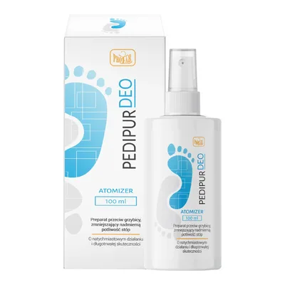 Pedipur DEO Dezodorant Do Stóp I Obuwia Na Grzybice Stóp I Paznokci 100ml
