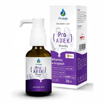Aliness Krople Avitale ProADEK Witamina A D E K 30ml