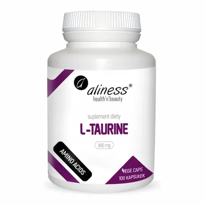 Aliness L-Tauryna 800mg 100 Vege Kapsułek