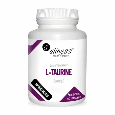 Aliness L-Tauryna 800mg 100 Vege Kapsułek