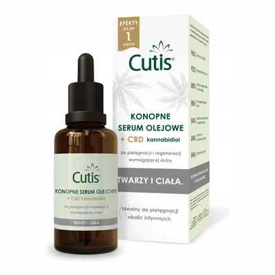 Cutis Konopne Serum Olejowe + CBD 50ml