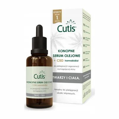 Cutis Konopne Serum Olejowe + CBD 50ml