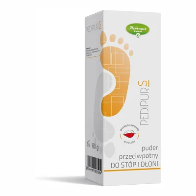 Pedipur S Puder Przeciwpotny Do Stóp I Rąk 60 g