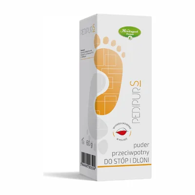 Pedipur S Puder Przeciwpotny Do Stóp I Rąk 60 g