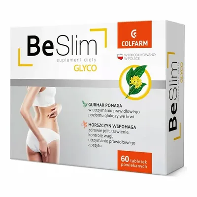 BeSlim Glyco Gurmar + Morszczyn + Morwa Biała + Berberys Kontrola Wagi 60t