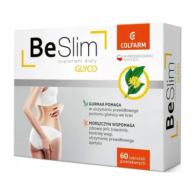 BeSlim Glyco Gurmar + Morszczyn + Morwa Biała + Berberys Kontrola Wagi 60t
