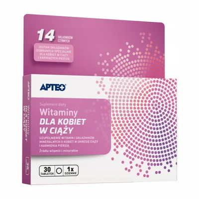 Witaminy Dla Kobiet W Ciąży Apteo 30 Tabletek