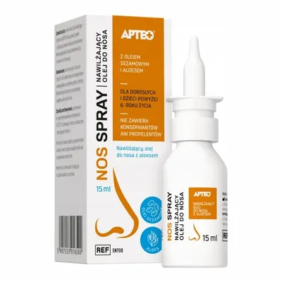 Nos Spray Apteo Nawilżający Olej Do Nosa 15ml
