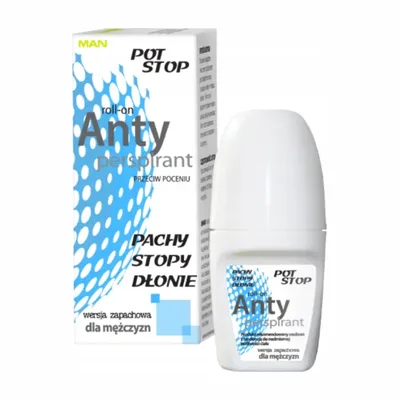 POT STOP Roll-On Antyperspirant Przeciw Poceniu Werjsa Dla Mężczyzn 60 ml