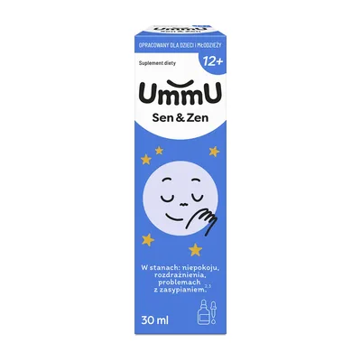 UmmU Sen&Zen Na Problemy Z Zasypianiem 12+ Krople 30ml