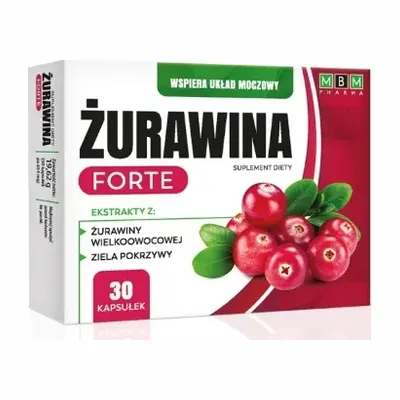 Żurawina Forte Układ Moczowy 30 Kapsułek