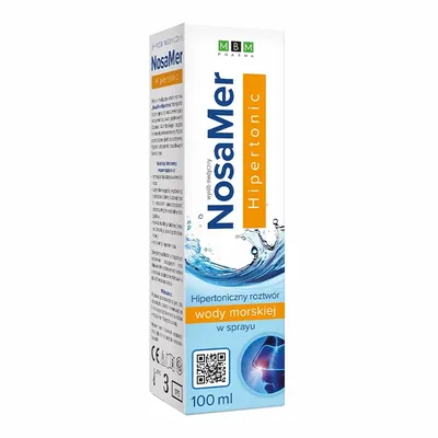 Nosamer Hipertonic Spray Woda Morska 100 ml
