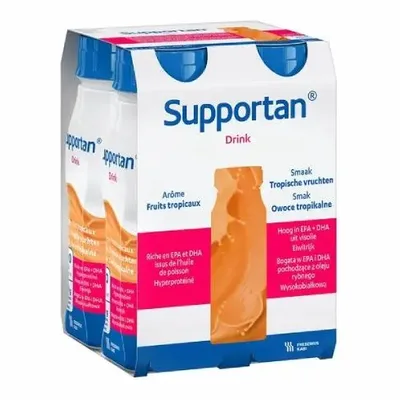 Supportan Drink O Smaku Owoców Tropikalnych 4 x 200ml
