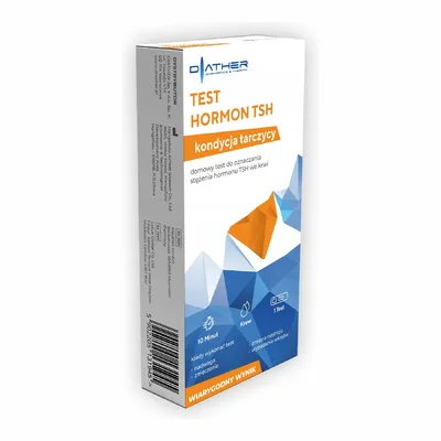 Test Hormon TSH Domowy Kondycja Tarczycy 1 Sztuka