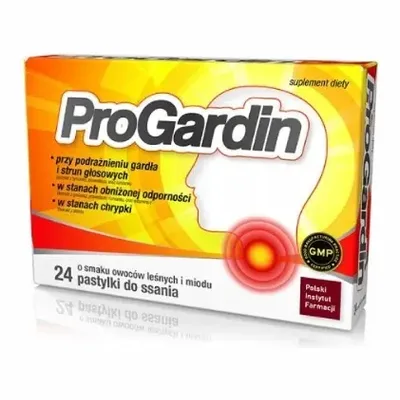 ProGardin Na Podrażnione Gardło 24 Pastylki Do Ssania