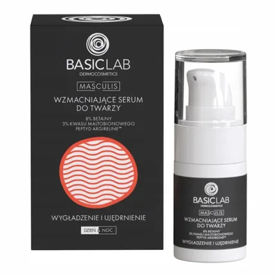 BasicLab Wzmacniające Serum Do Twarzy 15ml