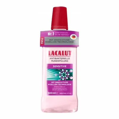 Lacalut Sensitive Antybakteryjny Płyn Do Płukania Jamy Ustnej 500ml