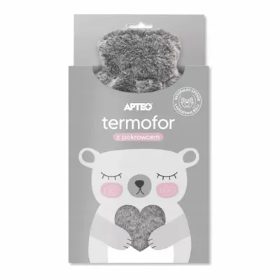 Termofor W Puszystym Pokrowcu Futerko Apteo 2L