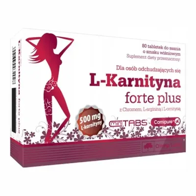 Olimp L-Karnityna Forte Plus Wiśniowa Odchudzanie 80 Tabletek