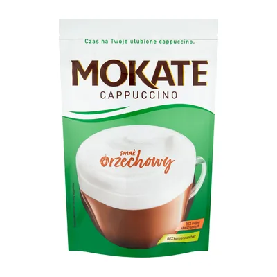 Mokate Cappuccino Orzechowe Rozpuszczalne 110g