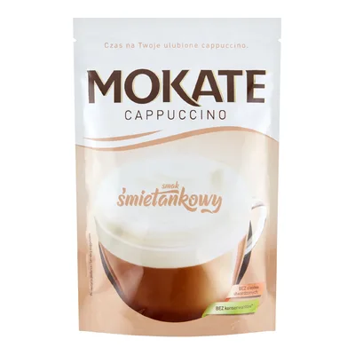Mokate Cappuccino Śmietankowe Rozpuszczalne 110g