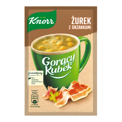 Knorr Gorący Kubek Żurek z Grzankami 17g 1 Sztuka