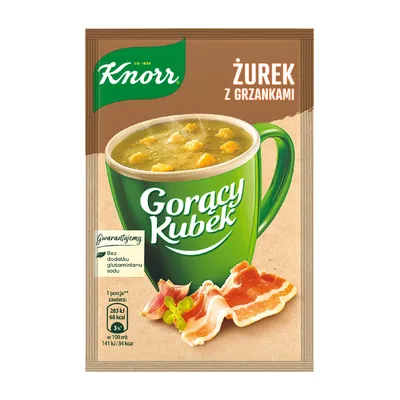 Knorr Gorący Kubek Żurek z Grzankami 17g 1 Sztuka
