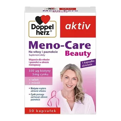 Doppelherz Aktiv Meno-Care Beauty Na Włosy I Paznokcie Menopauza30 Kapsułek