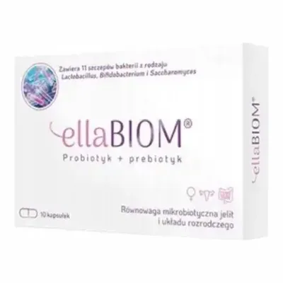 EllaBiom Probiotyk + Prebiotyk 10 Kapsułek