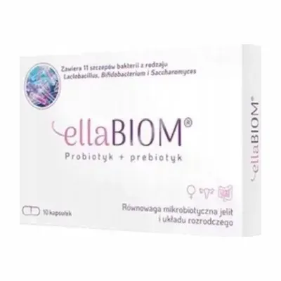 EllaBiom Probiotyk + Prebiotyk 10 Kapsułek