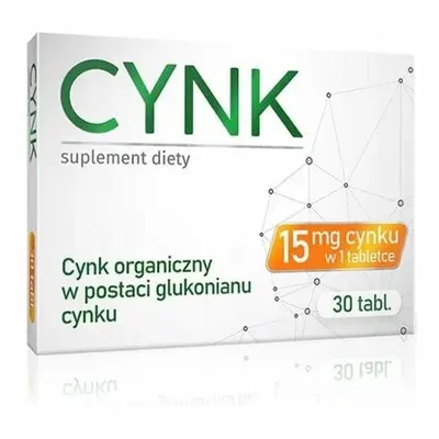 Cynk 15mg ALG Pharma 30 Tabletek