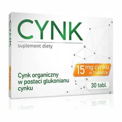 Cynk 15mg ALG Pharma 30 Tabletek