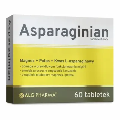 Asparginian Magnez + Potas ALG Pharma 60 Tabletek