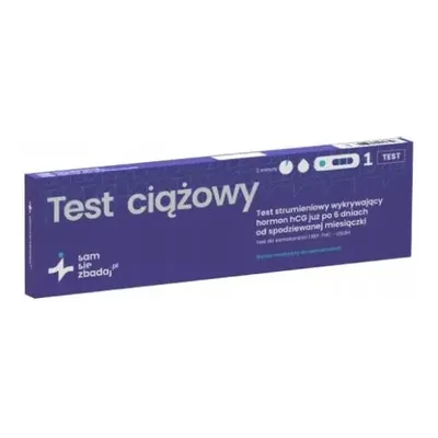 Test Ciążowy Strumieniowy 1 Sztuka