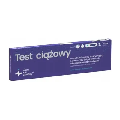 Test Ciążowy Strumieniowy 1 Sztuka