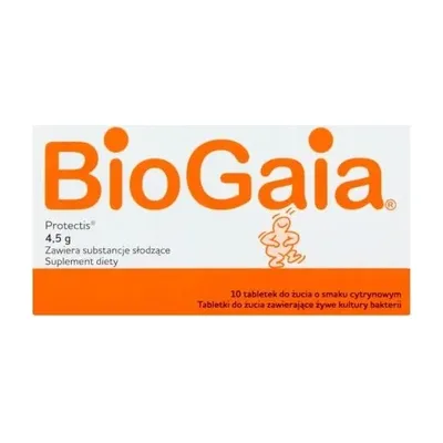BioGaja Protectis 4,5g Probiotyk 10 Tabletek Do Żucia
