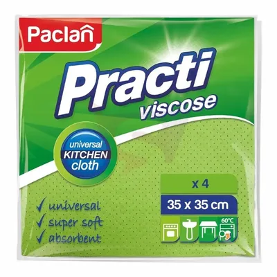 Ściereczka Wiskozowa Super Chłonne Paclan 4 Sztuki