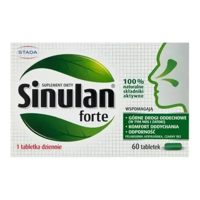 Sinulan Forte Górne Drogi Oddechowe Komfort Oddychania 60 Tabletek